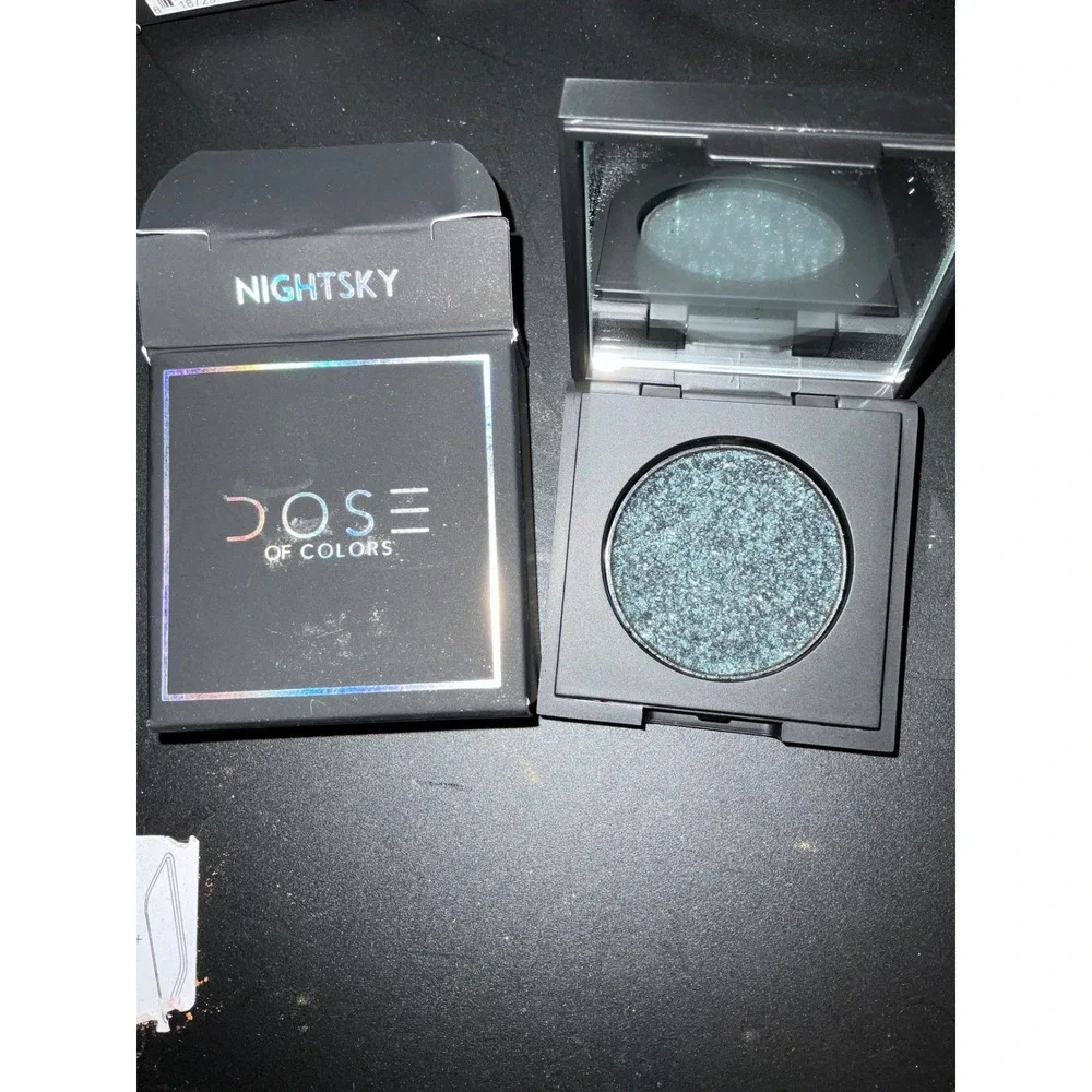 Dose of Colors Block Party Single Eyeshadow Nightsky Shimmer Glitter Compact